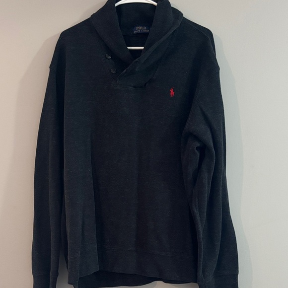 Ralph Lauren Charcoal Knit Sweater - Picture 1 of 3